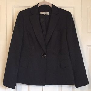 Kasper Black Pinstripe Blazer